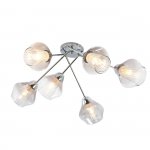 Потолочный светильник Escada 674/6PL E27*60W Chrome CAMPANULA