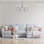 Подвесной светильник Escada 678/6PL E14*40W Chrome SHINE