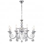 Подвесной светильник Escada 678/8PL E14*40W Chrome SHINE