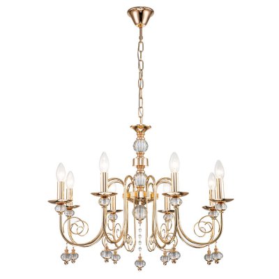 Подвесной светильник Escada 678/8PL E14*40W Gold SHINE Подвесной светильник Escada 678/8PL E14*40W Gold SHINE