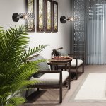 Настенный светильник Escada 679/1A E27*60W Black/Wood BANJO