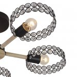 Светильник на штанге Escada 679/5P E27*60W Black/Wood BANJO