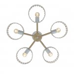 Светильник на штанге Escada 679/5P E27*60W White/Wood BANJO