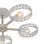 Светильник на штанге Escada 679/5P E27*60W White/Wood BANJO