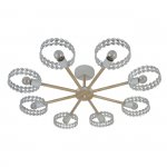 Светильник на штанге Escada 679/8P E27*60W White/Wood