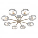 Светильник на штанге Escada 679/8P E27*60W White/Wood