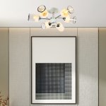 Потолочный светильник Escada 684/6P E27*60W White/Chrome VITALINA