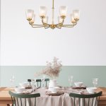 Светильник на штанге Escada 685/8PL E14*60W Copper NOBLE