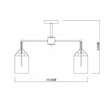 Светильник на штанге Escada 688/5P E14*40W Brass DIVITA