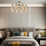 Светильник на штанге Escada 688/8P E14*40W Brass DIVITA