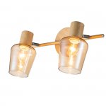 Настенно-потолочный свет Escada 691/2A E14*40W Wood WOODY