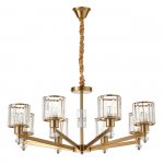 Подвесной светильник Escada 691/8S E27*60W Antique copper ADORN