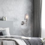 Настенный светильник Escada 694/1A E14*40W Nickel FAITH