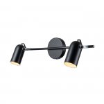Настенно-потолочный свет Escada 696/2A E14*40W Black/Chrome