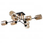 Потолочный светильник Escada 699/8P E27*60W Black MONDRIAN