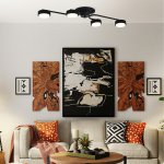 Потолочный светильник 100007/4C GX53*15W Black