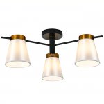 Светильник на штанге 120005/3R E14*40W Black/Gold