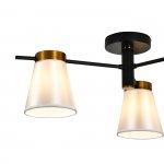 Светильник на штанге 120005/3R E14*40W Black/Gold