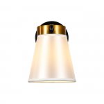 Настенный светильник 120005/1W E14*40W Black/Gold