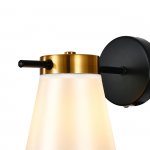 Настенный светильник 120005/1W E14*40W Black/Gold