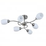 Светильник на штанге 150007/6R E27*60W Satin nickel