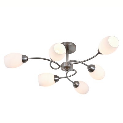 Светильник на штанге 150007/6R E27*60W Satin nickel