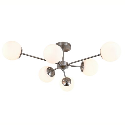 Светильник на штанге 150008/6R E27*60W Satin nickel