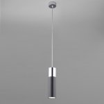 LED светильник подвесной в стиле лофт 50135/1 LED хром/черный