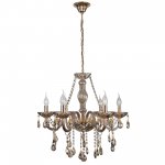 Подвесная люстра Eurosvet 3543/6 золото/тонированный хрусталь Strotskis