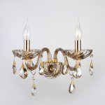 Настенный светильник бра Eurosvet 3543/2 золото/тонированный хрусталь Strotskis