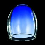 Плафон двойной синий+прозрачный 80*100мм E14 Евро 9808 / 30151 артикул 70435 Конфетти