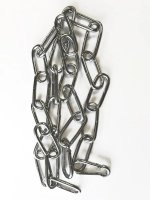 Цепь для люстры хромированная 1 метр + 2 карабина 10300 до 30кг