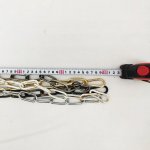 Цепь для люстры золотая 1 метр + 2 карабина 10301 до 30кг