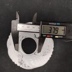 Плафон стекло матовое с узором 105*130мм Е14 30019