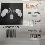 Люстра потолочная Eurosvet 30019/5 хром