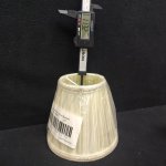 Абажур на прищепке песочно бежевый 131*113мм Е14 10305 