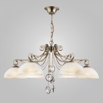 Подвесная люстра Eurosvet 60062/6 античная бронза