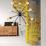 Люстра TK Lighting 1469 Estrella Black