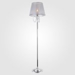 Торшер Eurosvet 01069/1 хром/прозрачный хрусталь Strotskis