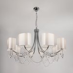 Подвесная люстра Eurosvet 10084/8 хром Strotskis