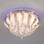 Потолочный светильник Eurosvet 80119/8 хром/синий+красный+фиолетовый