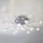 Потолочный светильник Eurosvet 80113/17 хром/белый