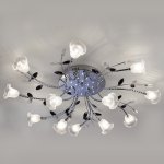 Потолочный светильник Eurosvet 80114/12 хром/белый