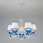 Подвесная люстра Eurosvet 60066/5 белый/синий