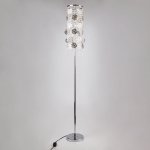 Торшер Eurosvet 01070/3 хром/прозрачный хрусталь Strotskis