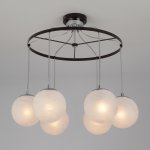 Люстра Eurosvet 70069/6 хром/черный