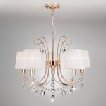 Люстра Eurosvet 10087/5 золото/прозрачный хрусталь Strotskis