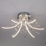 Люстра светодиодная Alfa 90087/6 хром 42W