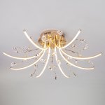 Люстра диодная Alfa 90087/8 золото 64W