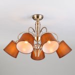 Люстра потолочная Eurosvet 60074/5 античная бронза